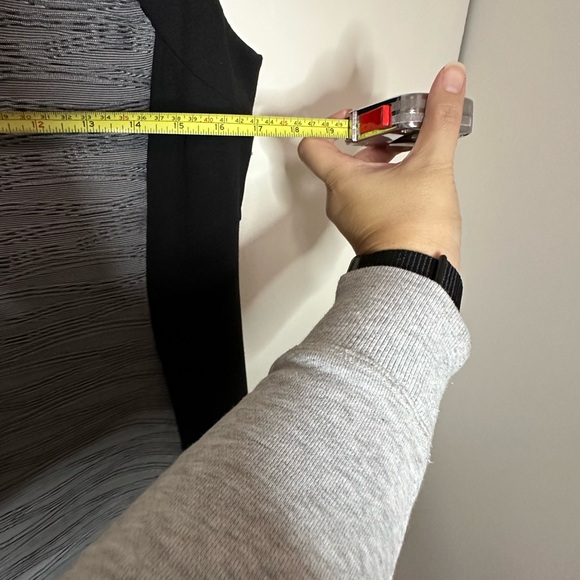 Black and grey sheath dress size 14 - Picture 4 of 5